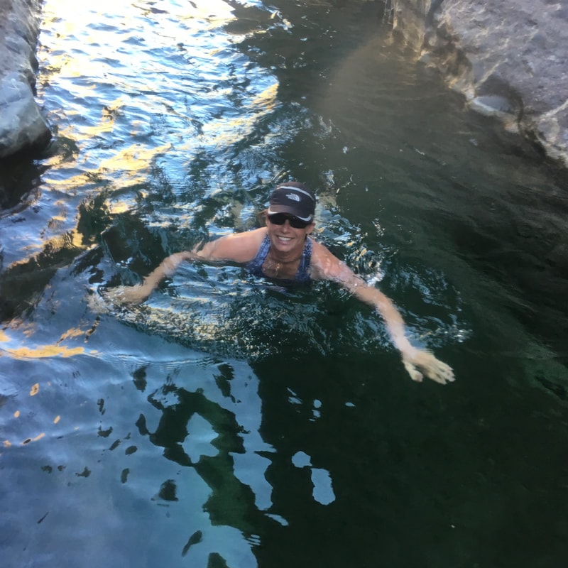 Hiking tour in the canyons near Loreto, Baja California Sur